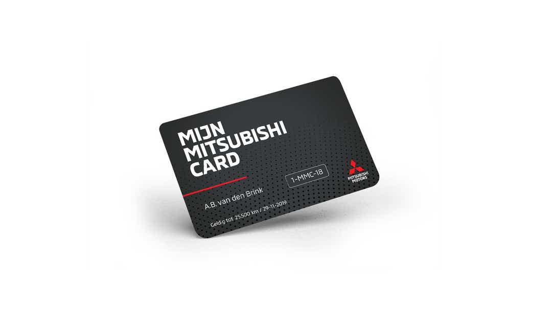 MijnMitsubishi Card